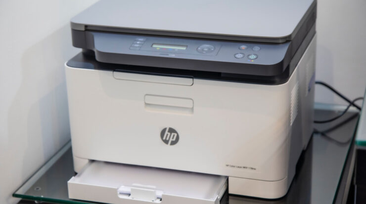 how to change paper size on hp printer