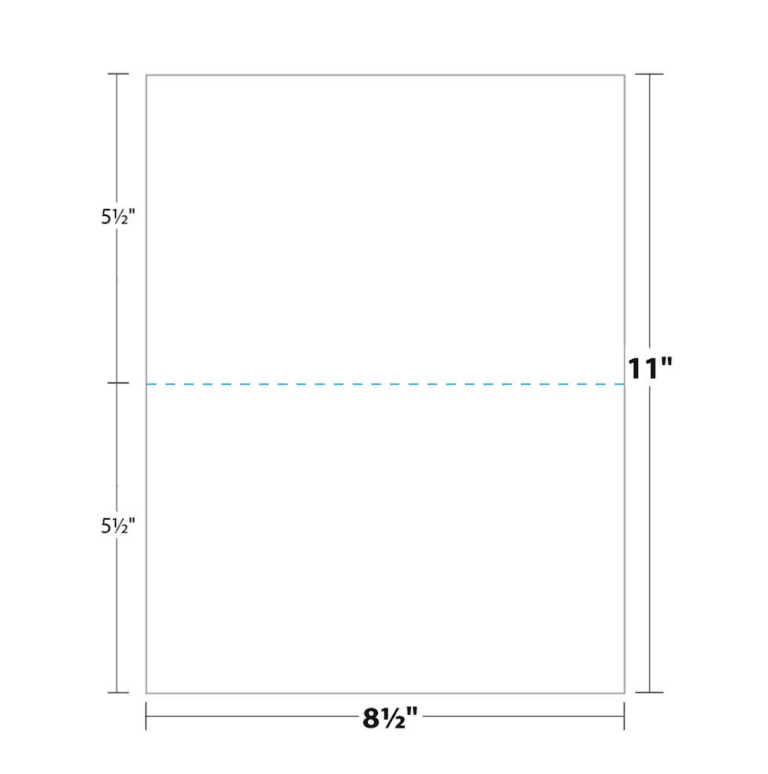 Half 2024 sheet size