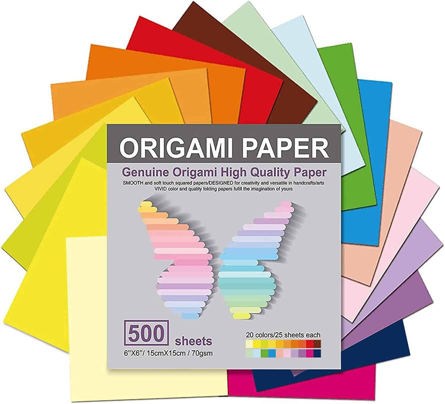 Origami Paper for Kids Crafts - 300 Vivid Origami Papers 100 Origami Objects + I